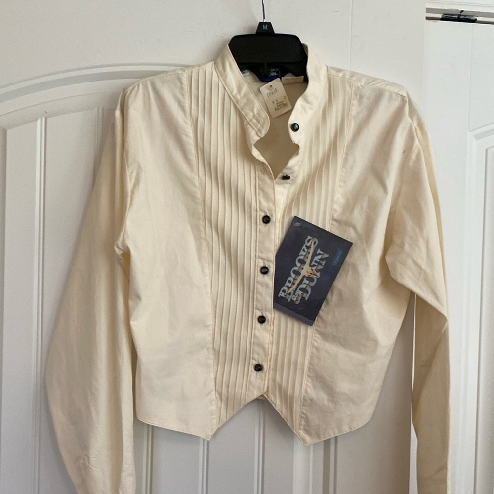 Brooks & Dunn Cream Button-Up western Shirt